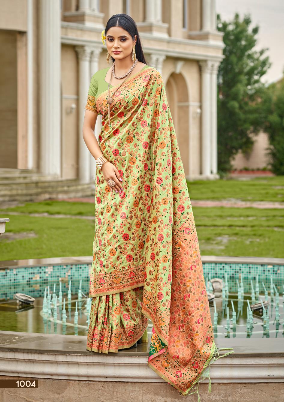 Crystal Silk By Bunawat Designer Banarasi Silk Sarees Wholesale Price In Surat
